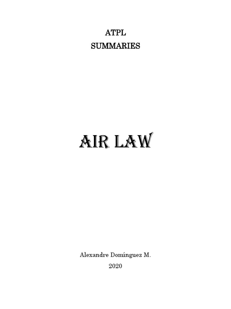 Essential Air Law for Pilots | PDF | Instrument Flight Rules | Visual ...