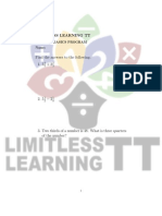 Limitless Learning TT: Back To Basics Program Name