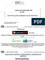 Slides Sobre Certificação Ambiental de Obras