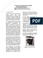 Control de servomotor con LDR en Arduino