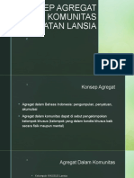 Askep Agregat Dalam Komunitas Kesehatan Lansia