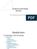 Introduction To VLSI Design EEE 416: Dr. Mohammad Al Hakim