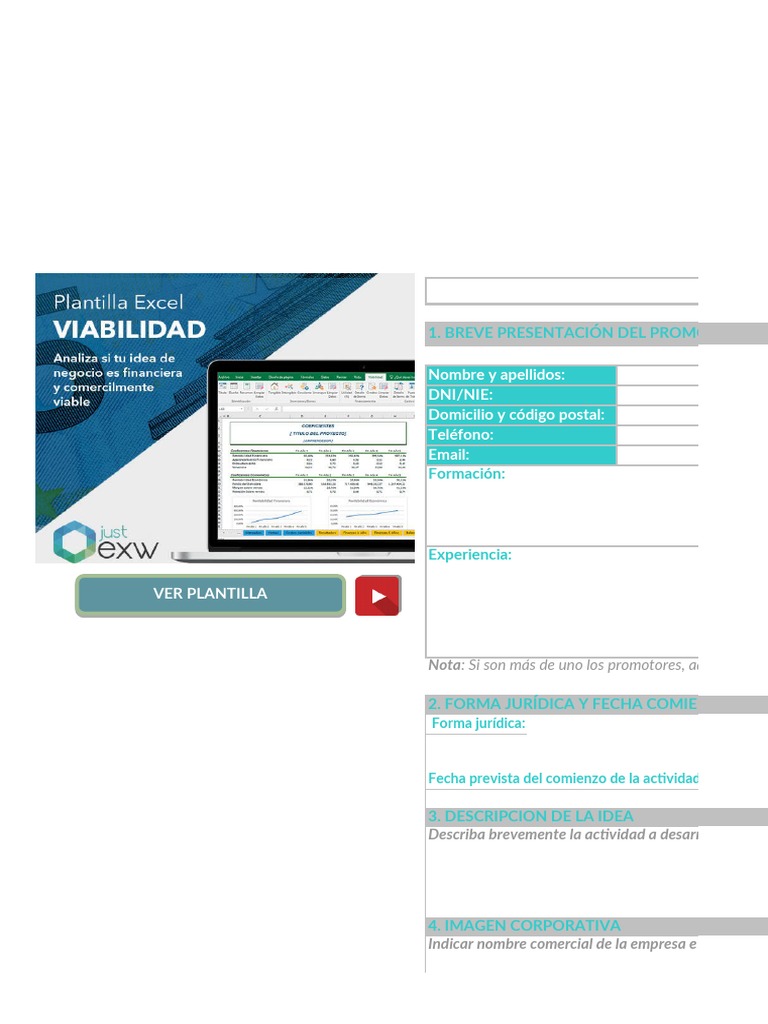 Plan de Inversiones Con Excel | PDF | Amortización (Negocio) | Hoja de ...