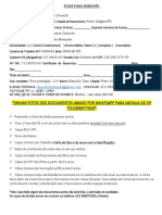 Ficha para admissão de Davi Donicht