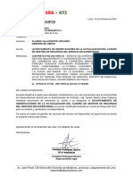 Consorcio - : CARTA Nº080-2021-CSA/MTCD