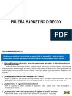 Prueba Marketing Directo