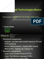 Web Technologies Basics: Imran Khan