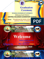 Graduation Ceremony: Central Bulanan Elementary School