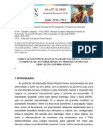 A Educação Étnico-Racial Na Base Nacional Comum Curricular: Invisibilidade Ou Promoção de Uma Educação Antirracista?