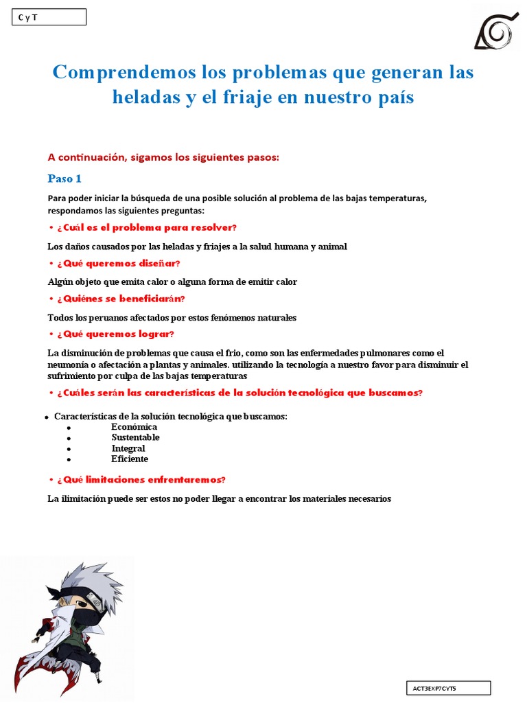 Comprendemos Los Problemas Que Generan Las Heladas y El Friaje en ...