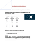 Tarea Equilibrio de Mercado