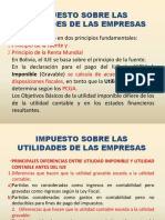 IMPUESTO SOBRE LAS Utilidades de Las Empresas