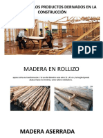 La Madera y Los Productos Derivados en La Construccion