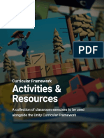 Curricular Framework - Activities Resources