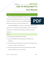 USB TO RS232/485/TTL User Manual