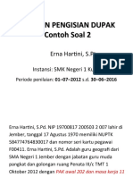 Latihan Pengisian Dupak