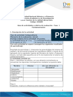 Guía de Actividades y Rúbrica de Evaluación - Fase 1 - Fundamentación