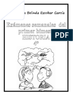 exámenes semanales HISTORIA 4°