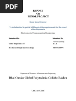 Download Project Report on Room Noise Detector by Subhash Verma SN53430675 doc pdf