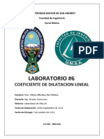 Dilatacion Lineal