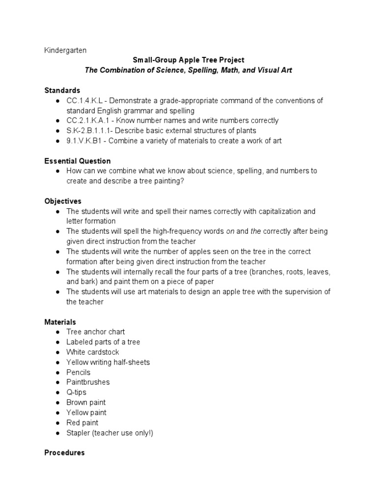 Apple Tree Project for Young Learners | PDF | Autism Spectrum | Cognition