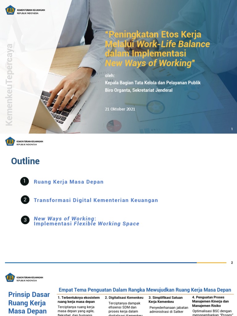 Peningkatan Etos Kerja Melalui Work Life Balance Dalam Implementasi New ...