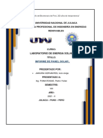 Informe - Paneles Solare