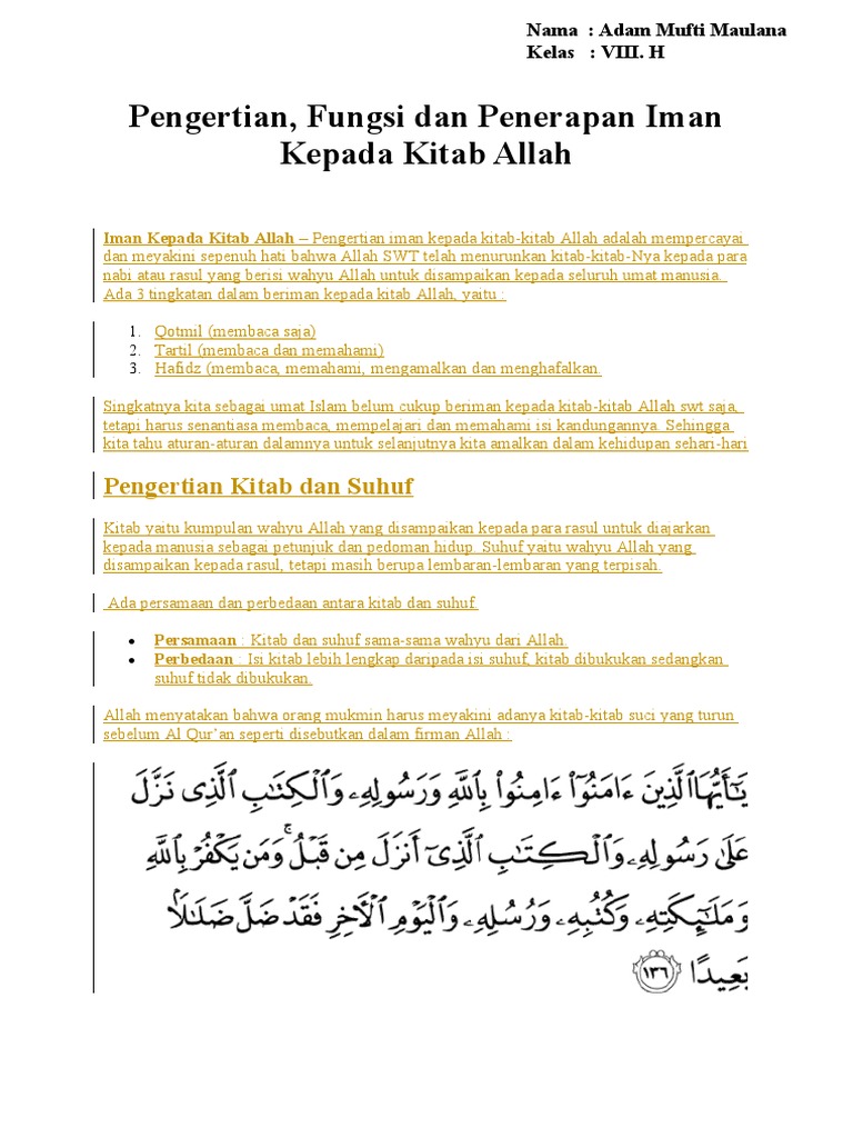 Pengertian Kitab Allah Pdf