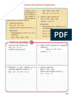 EXPRESIONES ALGEBRAICAS