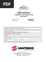 Santerno SINUS M User Manual