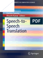 Speech-to-Speech Translation