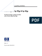 HP39gs Calculator Manual