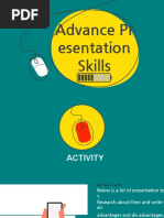 Advance Presentation Skills-OBSERVATION