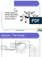 Sensors: Capability and Complexity of Any Robotic System Is Directly Dependent On Its Number of Sensory Inputs