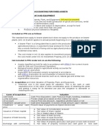 Accounting For Fixed Assets I. Property, Plant and Equipment