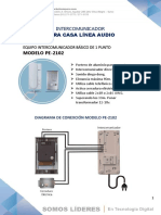 MODELO PE-2102: para Casa Línea Audio