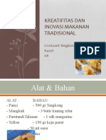 Kreatifitas Dan Inovasi Makanan Tradisional (Razel)