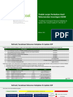 Kick Off Sosialisasi Terintegrasi Update SOP & Dokumen Kebijakan