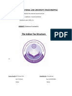 The Indian Tax Structure: Tamilnadu National Law University, Tiruchirappali