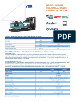 Sdo688 60hz Doosan Generator