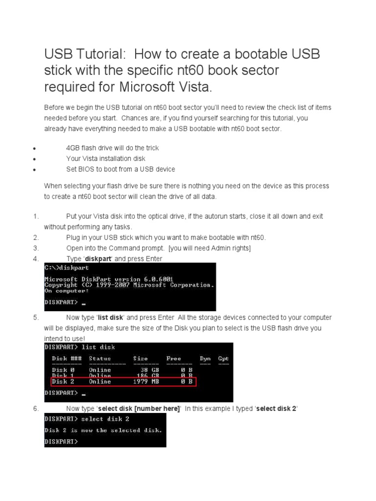 Windos 7 On USB | PDF | Usb Flash Drive | Booting