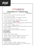 Coding Decoding Practice Questions PDF | PDF | Blue