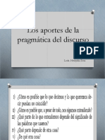 Los Aportes de La Pragmática Del Discurso