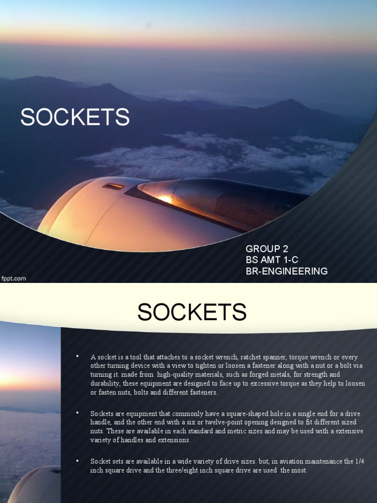 BR Engineering Sockets Presentation | PDF | Screw | Nut (Hardware)