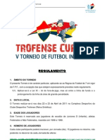 Regulamento Trofense Cup 2011