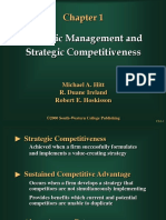 Strategic Management and Strategic Competitiveness: Michael A. Hitt R. Duane Ireland Robert E. Hoskisson
