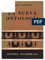 Nicolai Hartmann - La Nueva Ontología (Ed. Sudamericana, 1954 - Trad. Por Emilio Estiú)