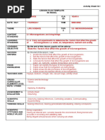 Lesson Plan Yr 6 - Microorganism