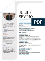Julius Sempio: Profile