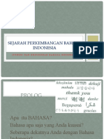 P2, PPT Sejarah Bahasa Indonesia